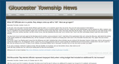 Desktop Screenshot of gloucestertownshipnews.com