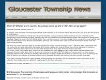 Tablet Screenshot of gloucestertownshipnews.com